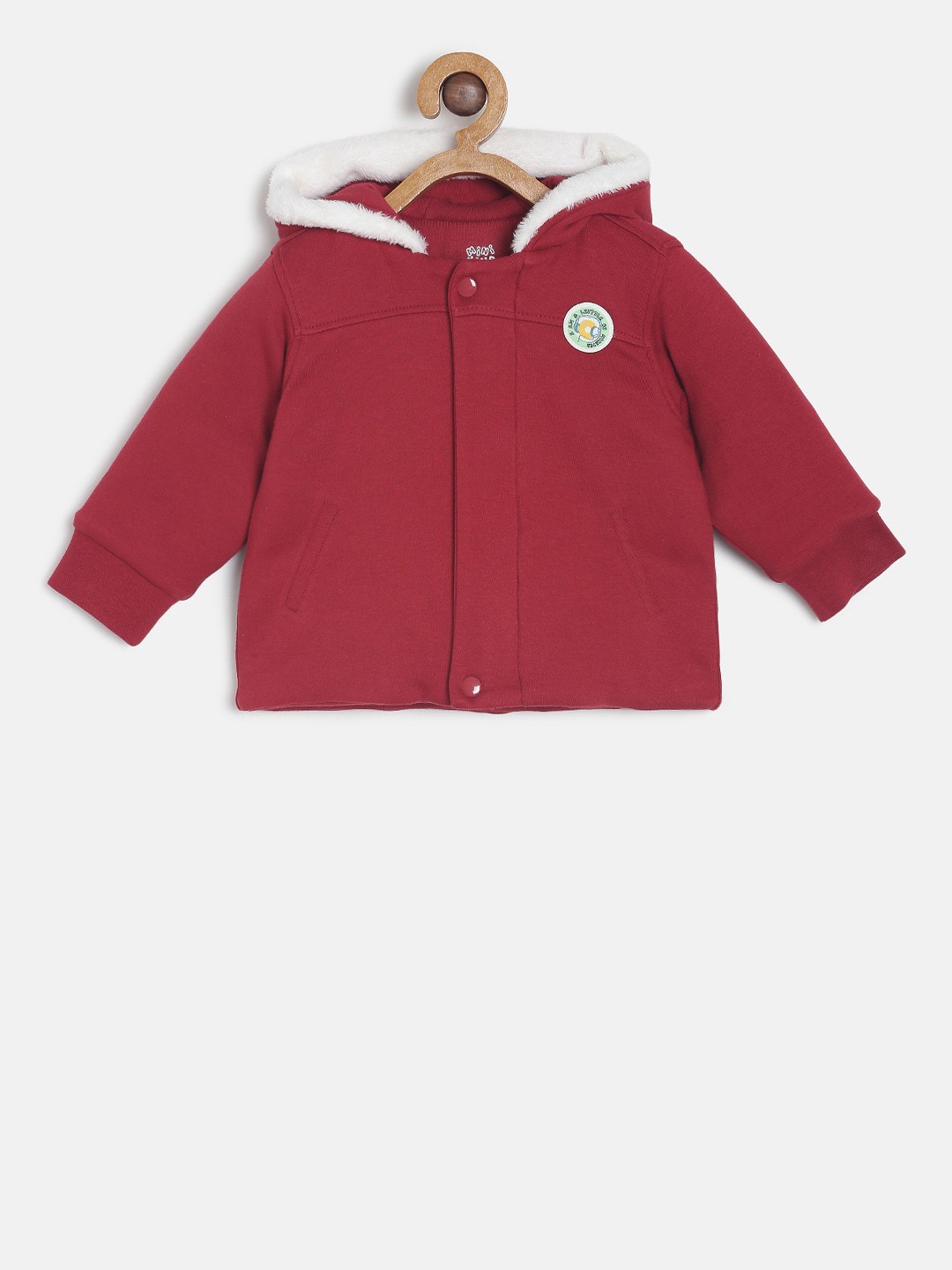 

MINI KLUB Boys Red Solid Padded Jacket