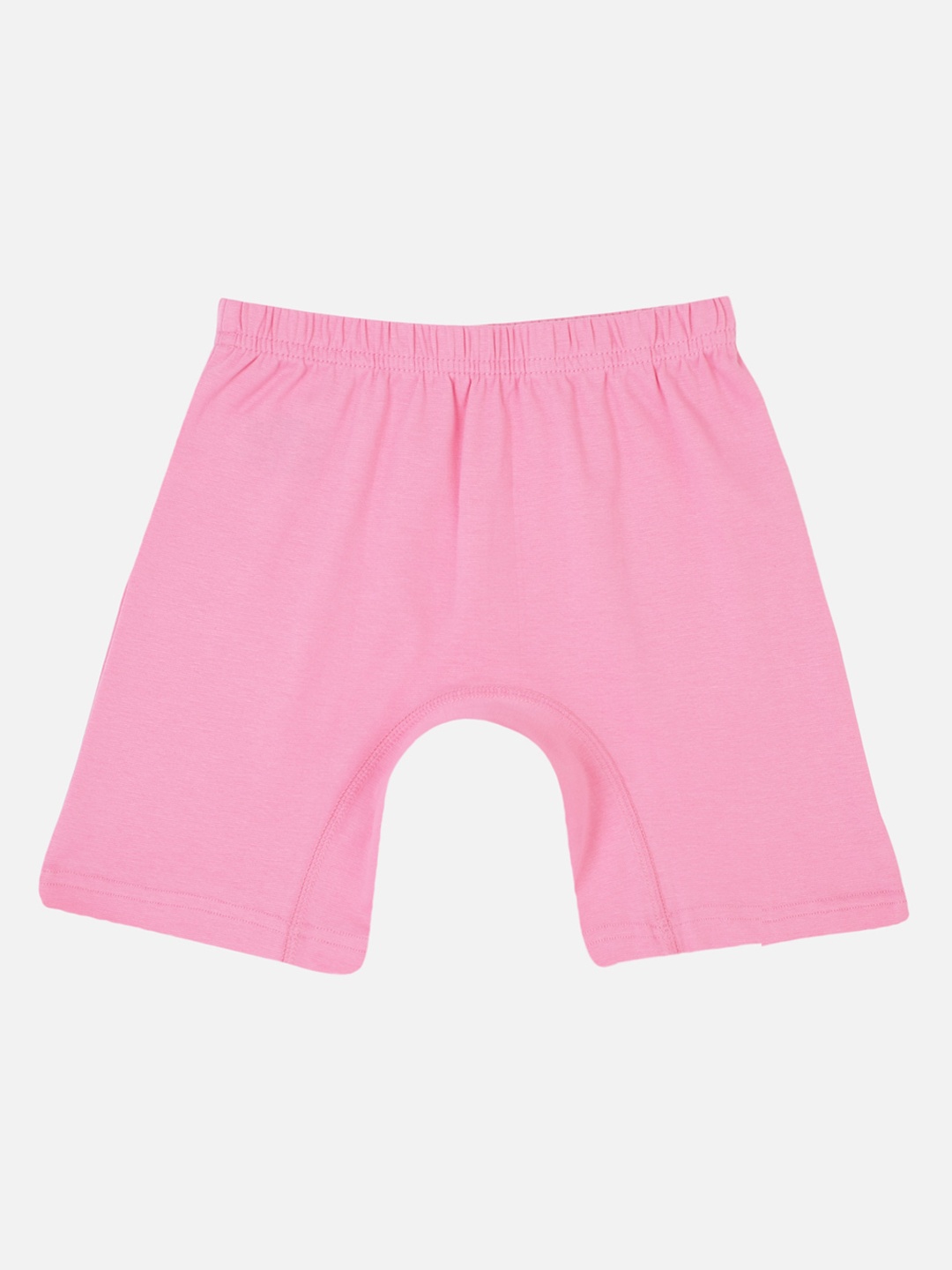 

PROTEENS Girls Pink Solid Slim Fit Sports Shorts