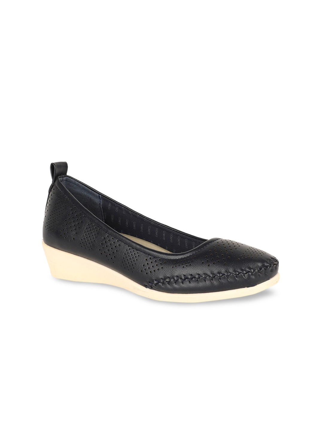 

Bata Women Black Solid Pumps