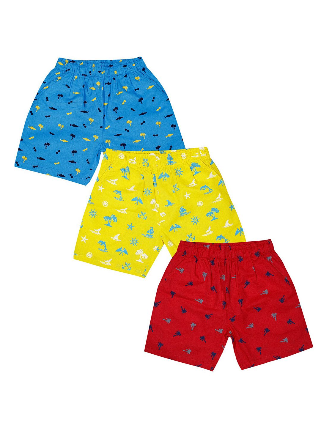 

Luke & Lilly Boys Multicoloured Printed Regular Fit Regular Shorts, Multi