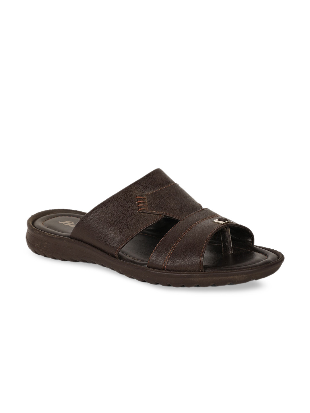 

Bata Men Brown Comfort Sandals