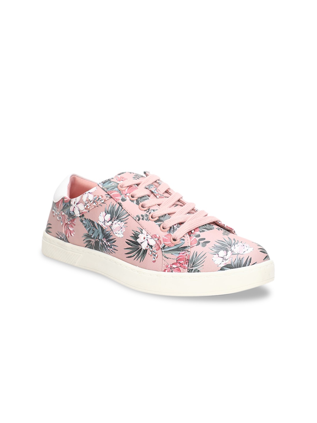 

Bata Women Pink Printed Sneakers