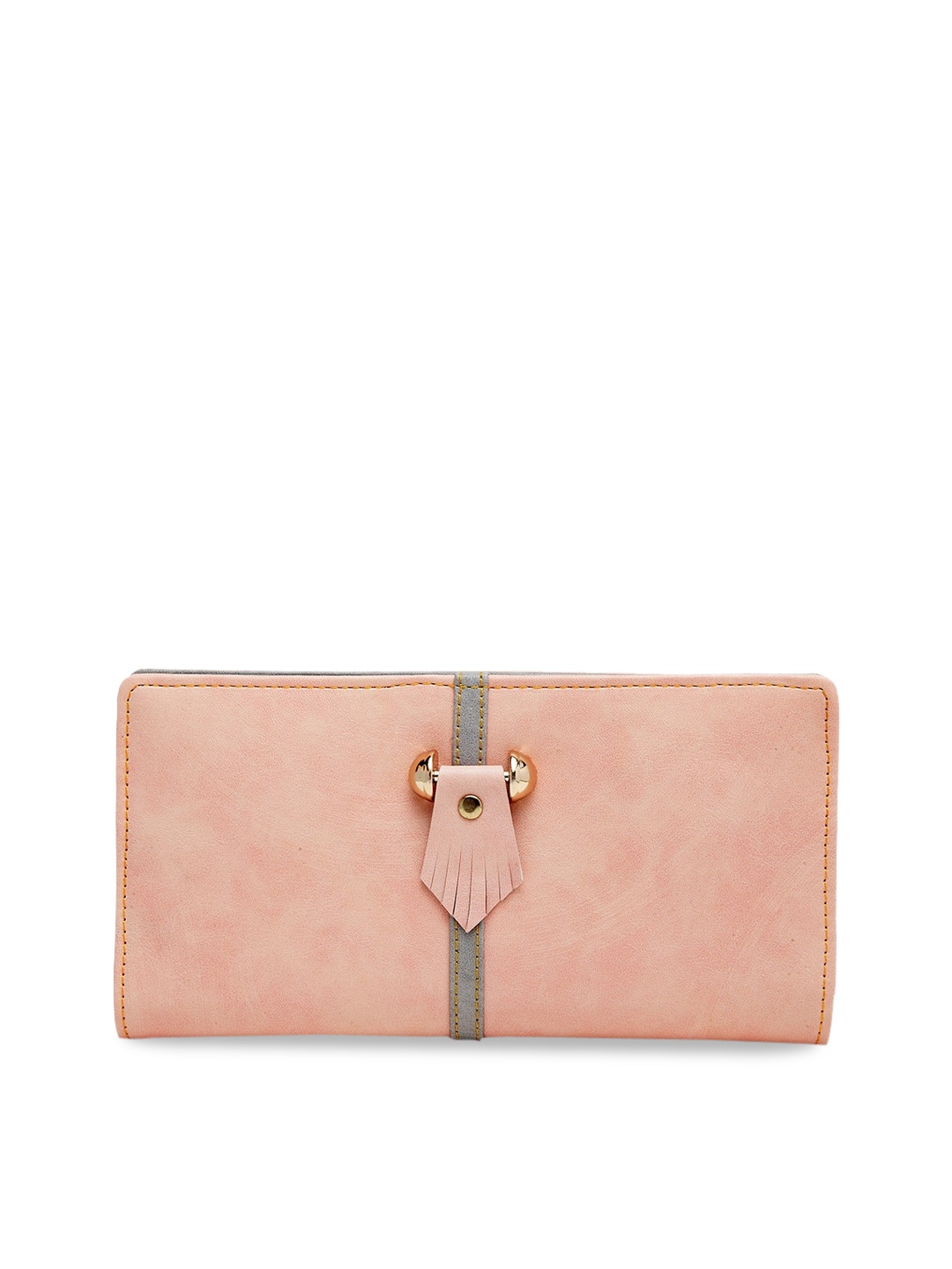 

Butterflies Women Peach-Coloured Solid Two Fold Wallet
