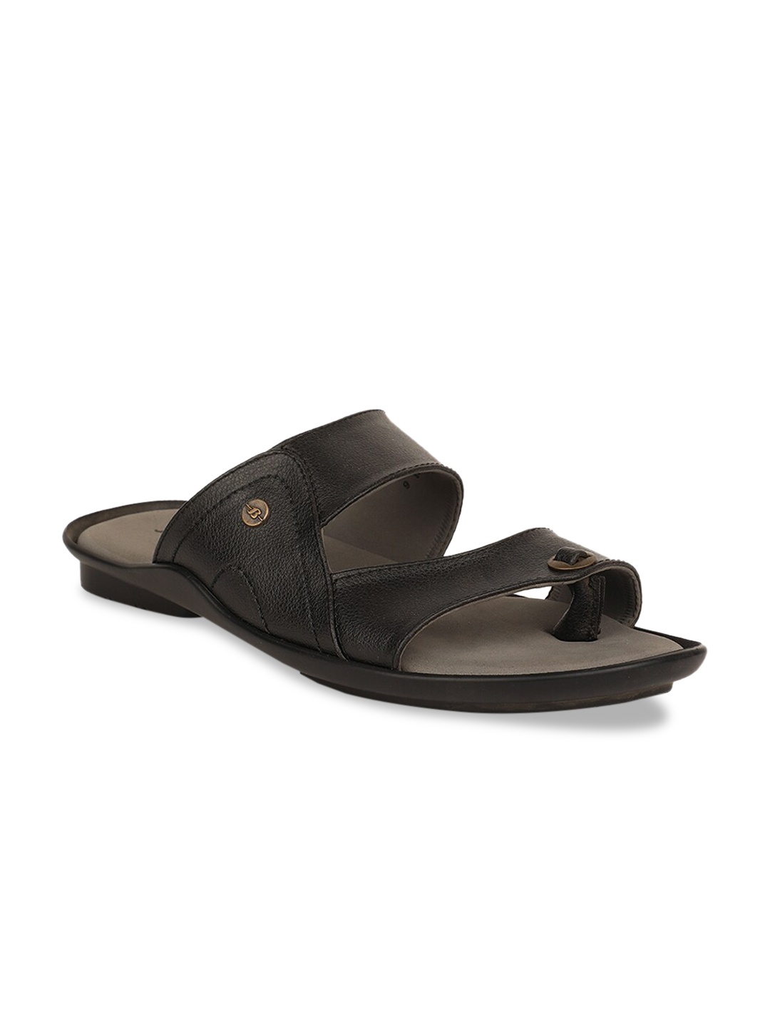 Bata Men Black Comfort Sandals