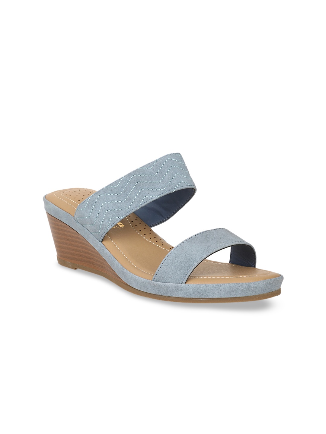 

Bata Women Blue Solid Heels