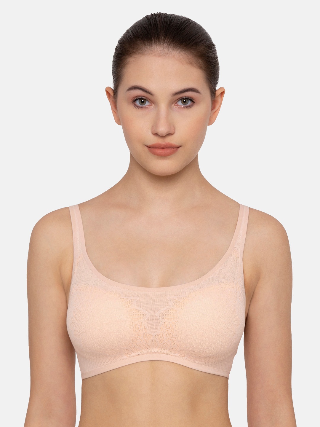 

Triumph Padded Wireless Ultrasmart 4D Technology Fit Smart Bra, Brown