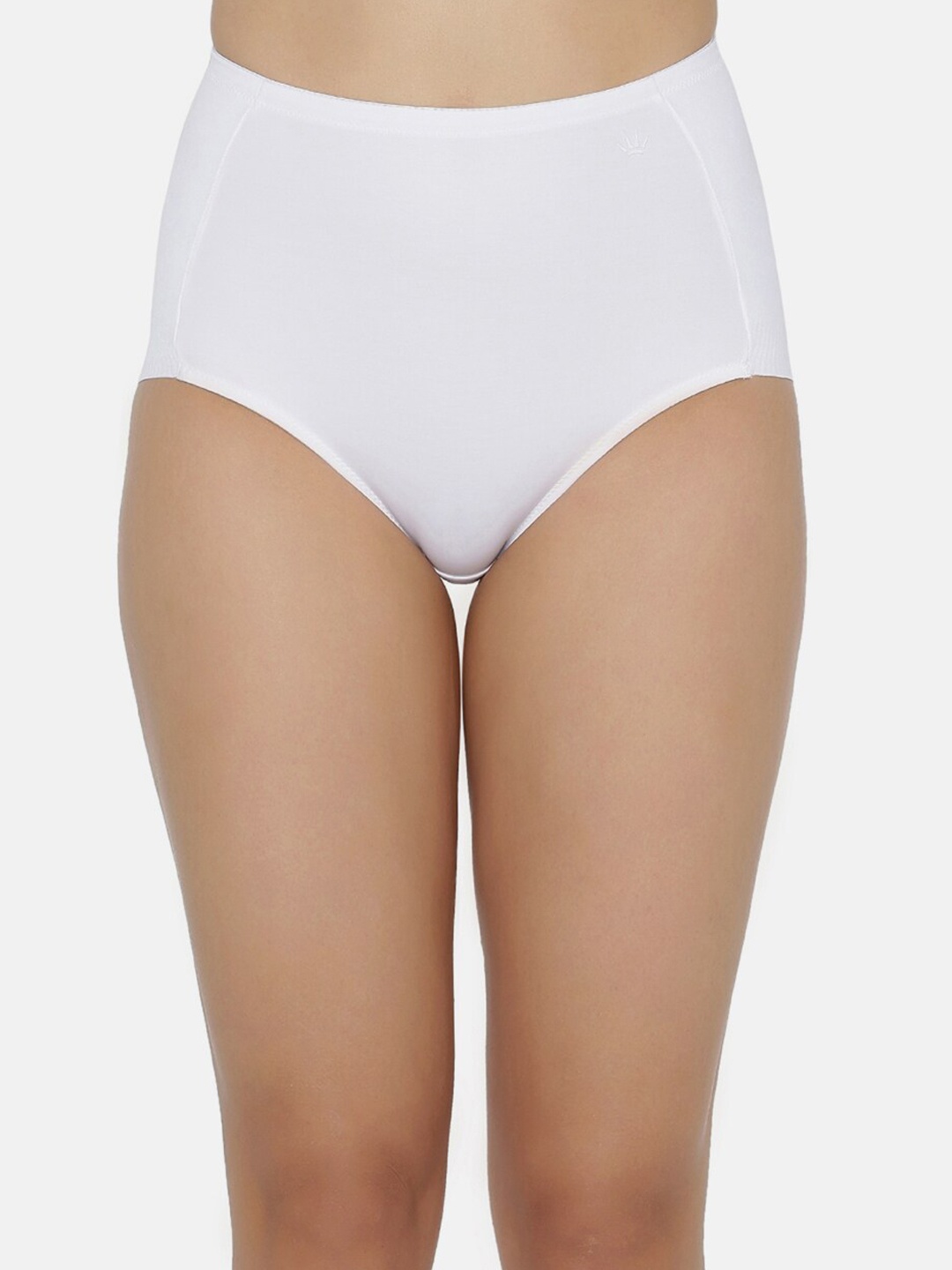

Triumph Becca Extra Height Cotton High Waist Panty High Seamless Shaping Full Support Ultimate Shapewear, White