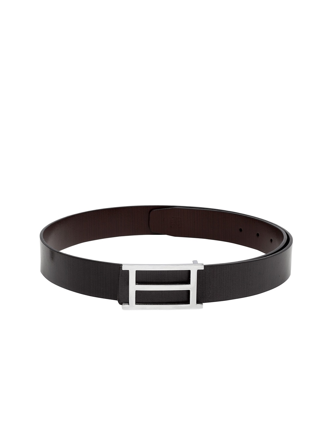 

Carlton London Men Black & Brown Reversible Leather Solid Belt