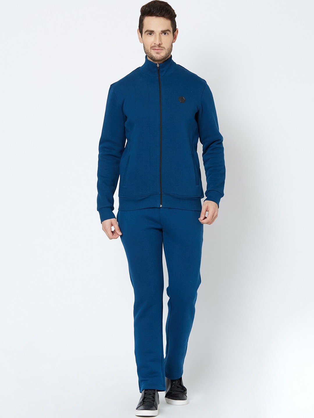 

Sweet Dreams Men Blue Solid Tracksuit