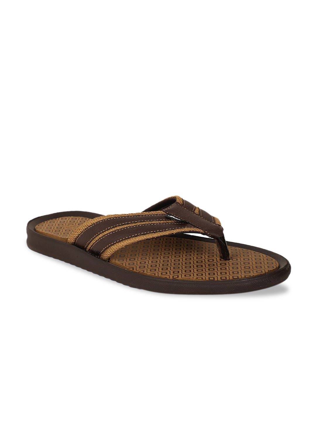

Bata Men Coffee Brown Comfort Sandals