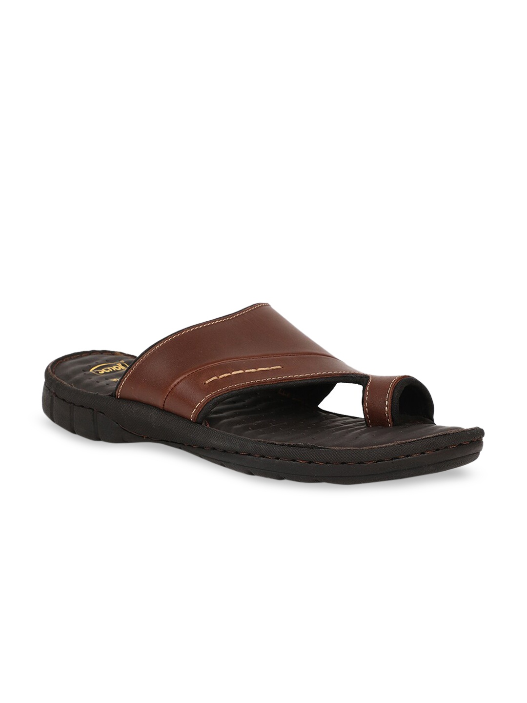 

Scholl Men Brown Leather Comfort Sandals
