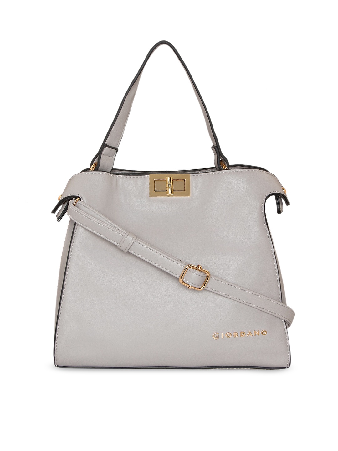 

GIORDANO Silver-Coloured Solid Shoulder Bag