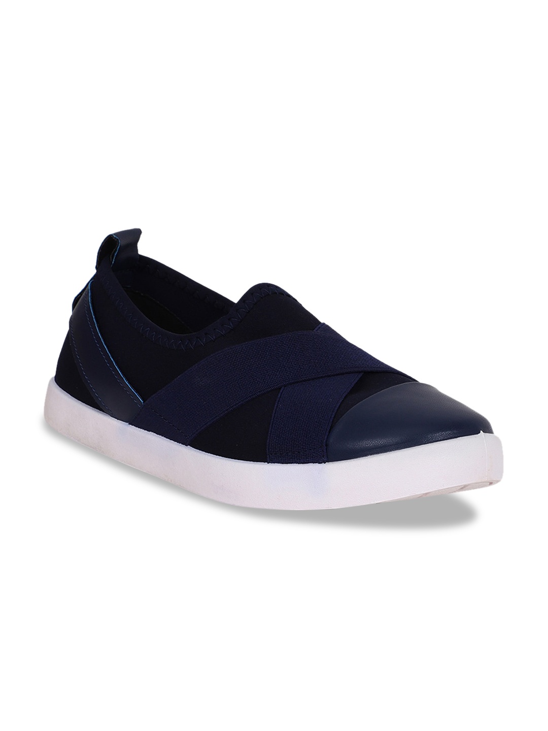 

Bata Women Navy Blue Slip-On Sneakers