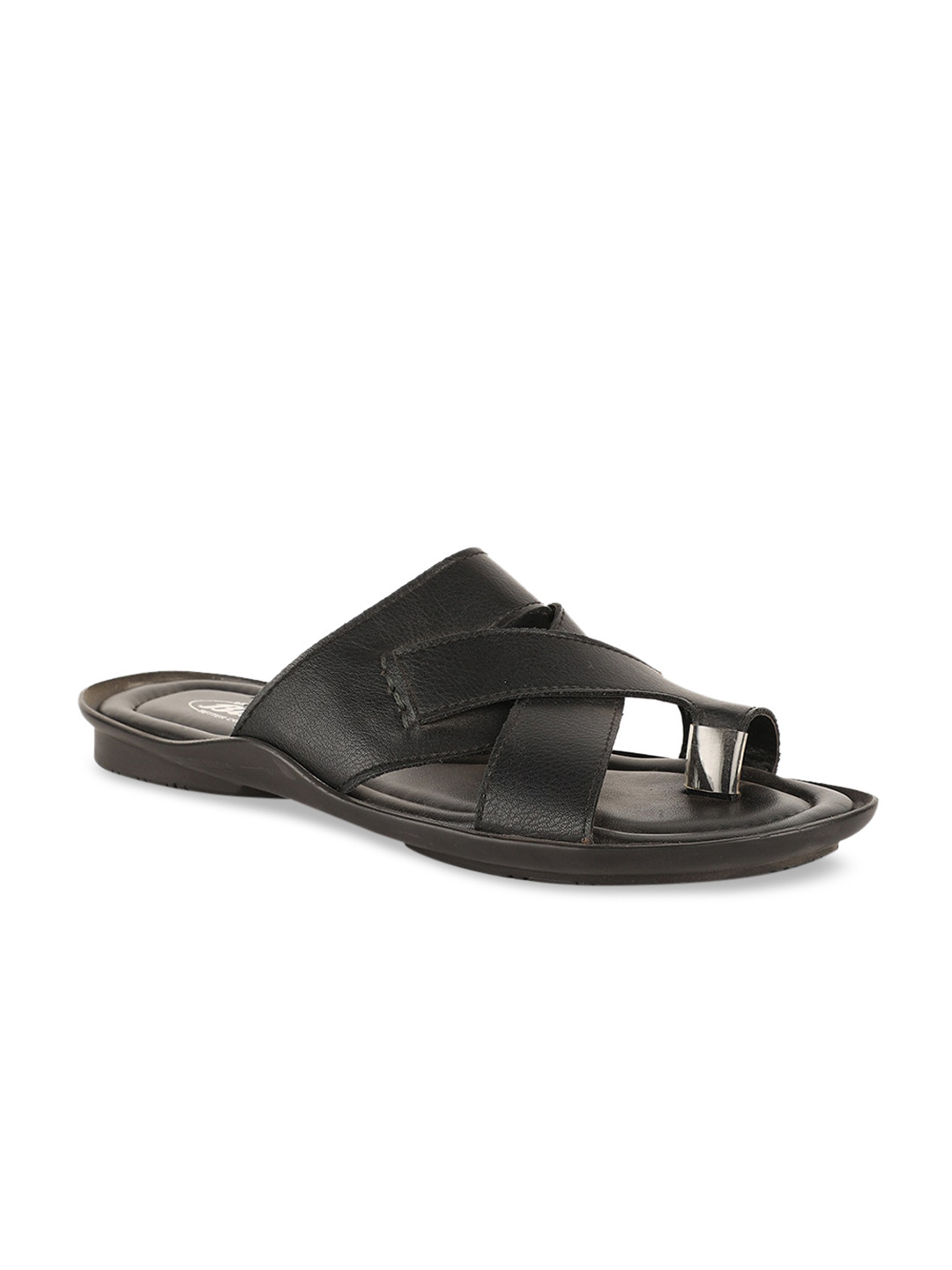 

Bata Men Black Comfort Sandals