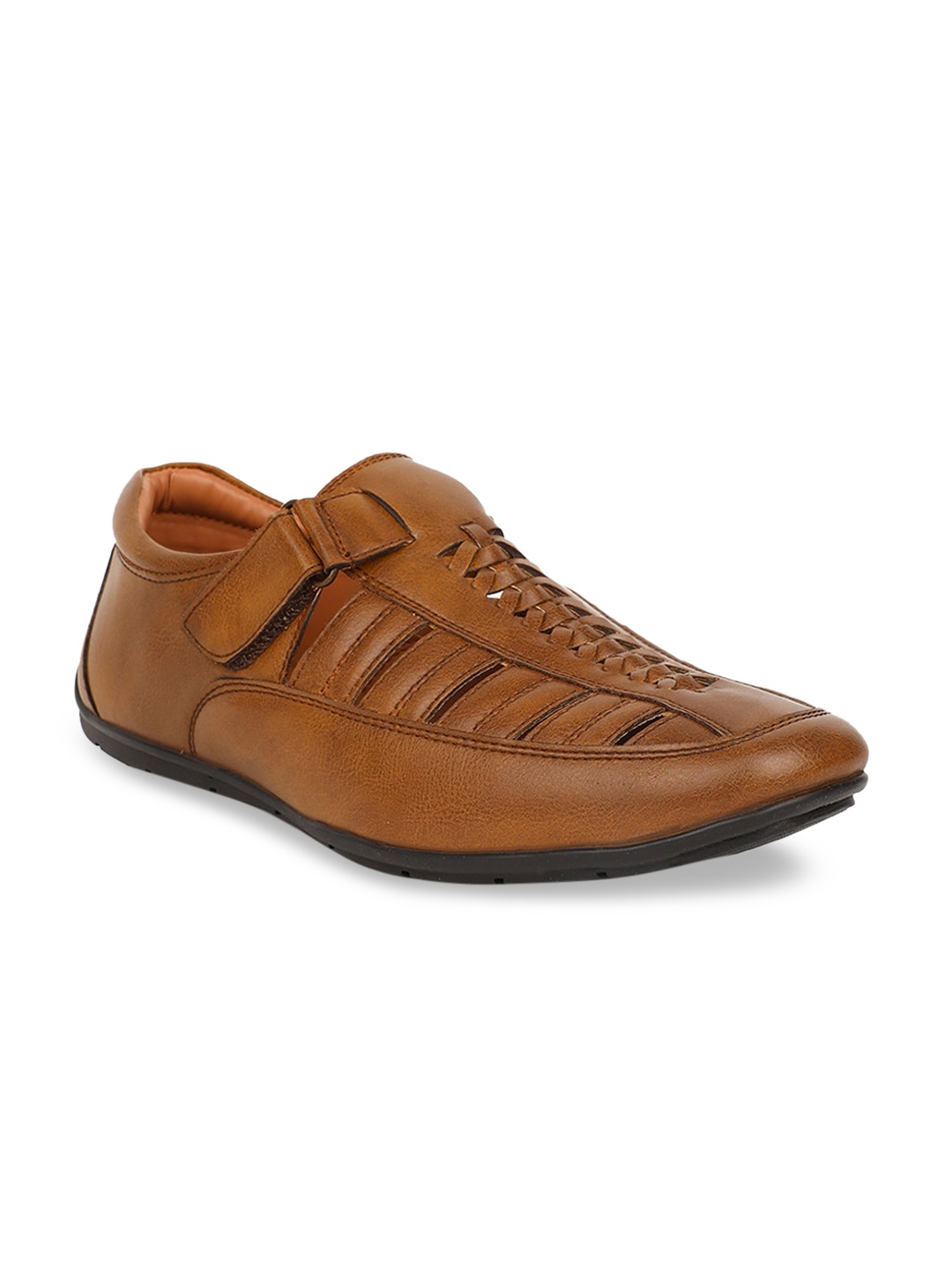 

Bata Men Brown Shoe-Style Sandals