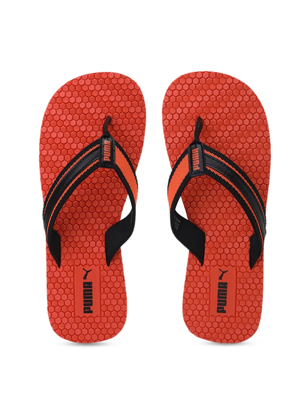 

Puma Unisex Black & Red Printed Thong Flip-Flops