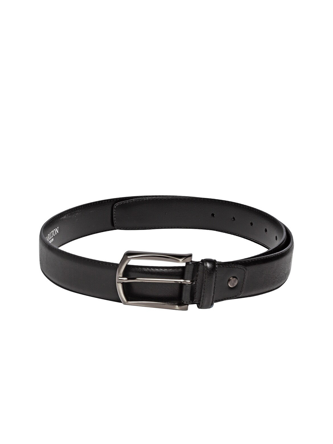 

Carlton London Men Black Solid Belt