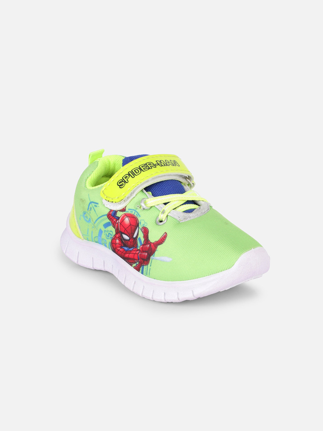 

Kids Ville Boys Green Spiderman Printed Sneakers