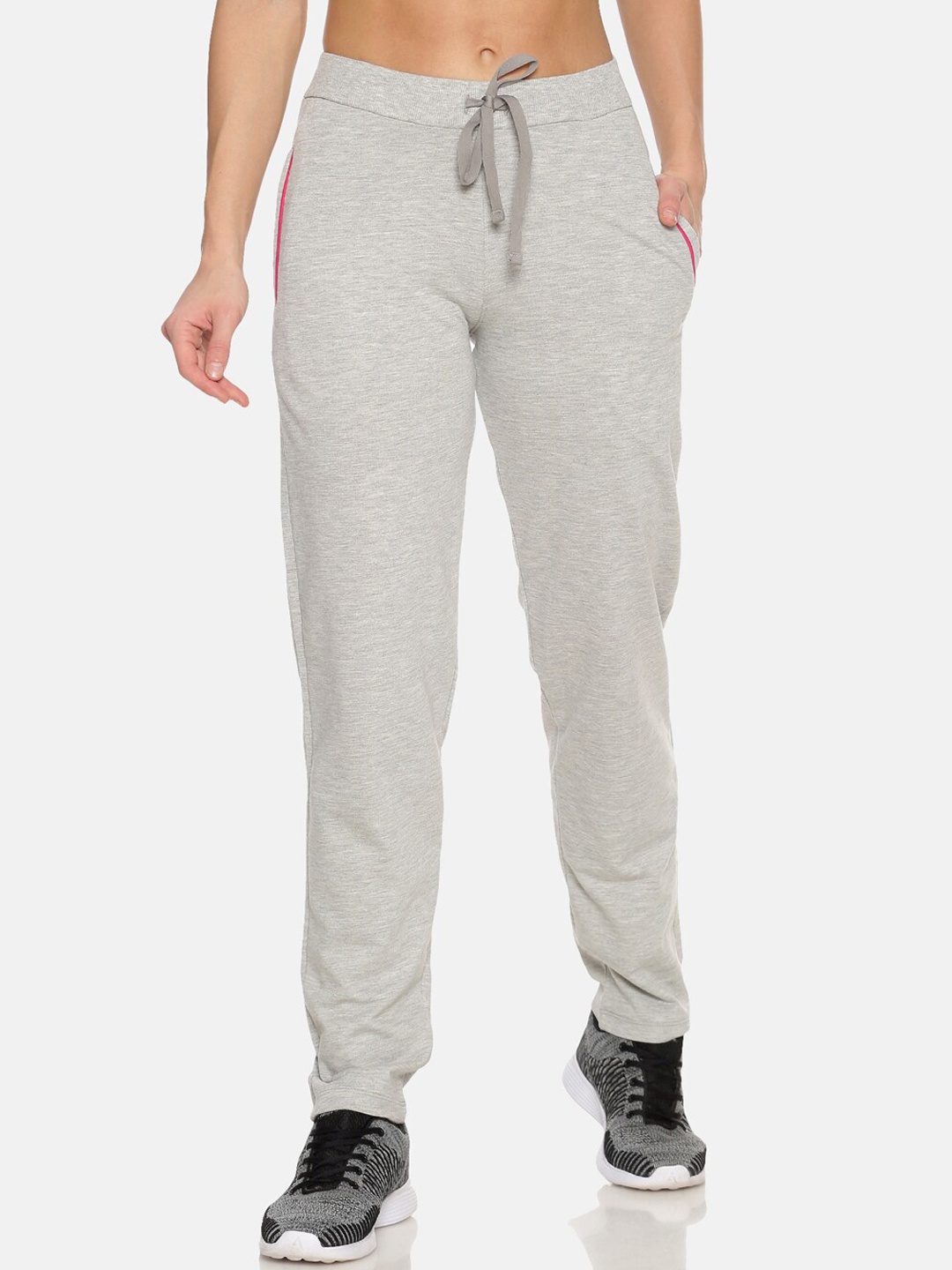 

FEMEA Women Grey Solid Track Pants