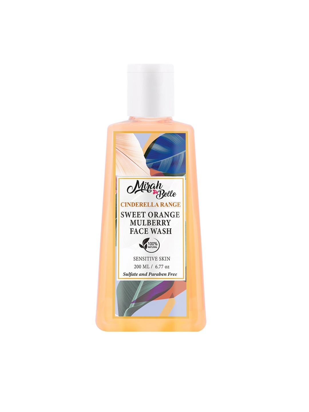 Mirah Belle Sweet Orange Skin Brightening Face Wash - 200 ml, Off white