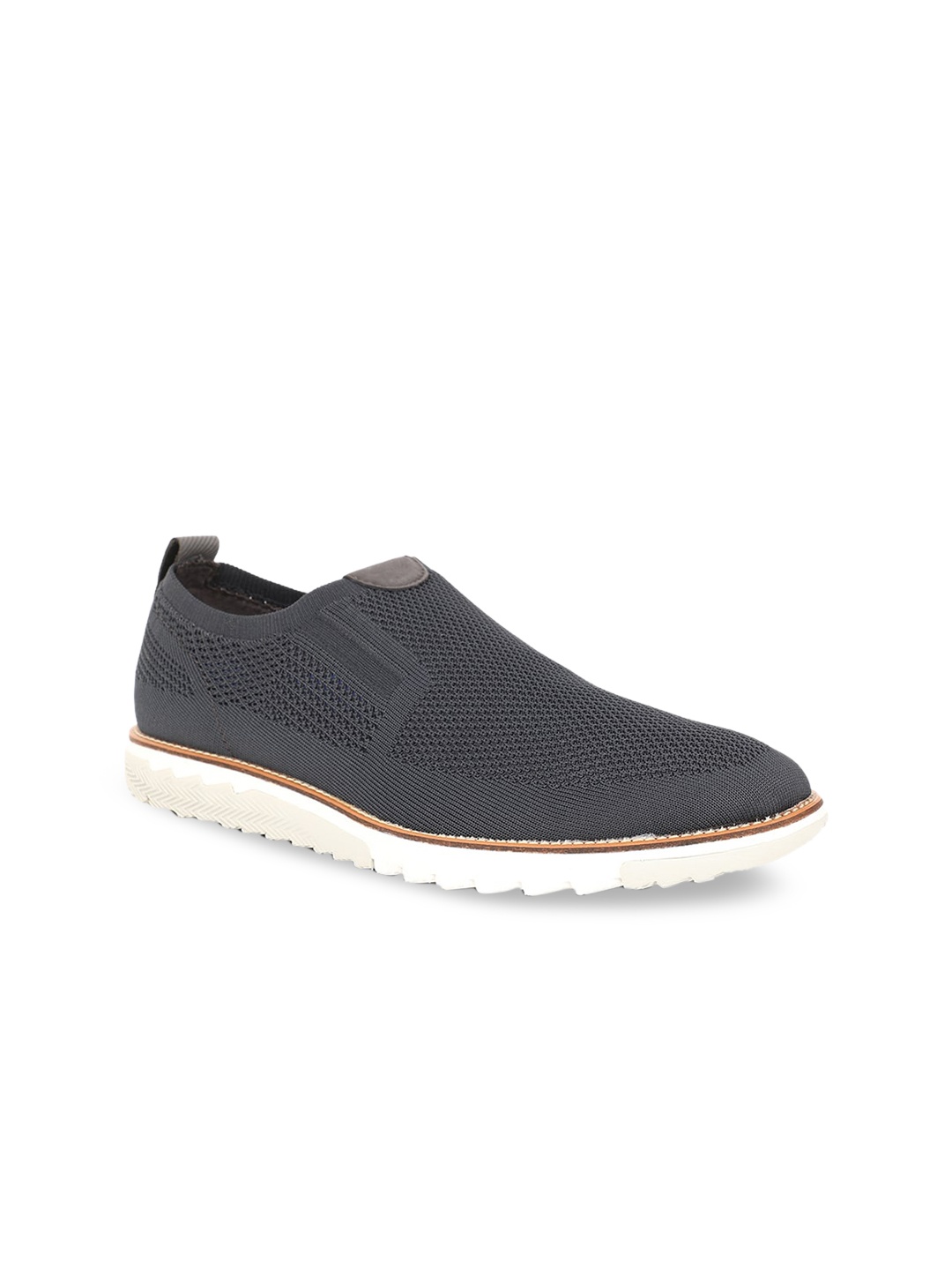 

Hush Puppies Men Grey Slip-On Sneakers