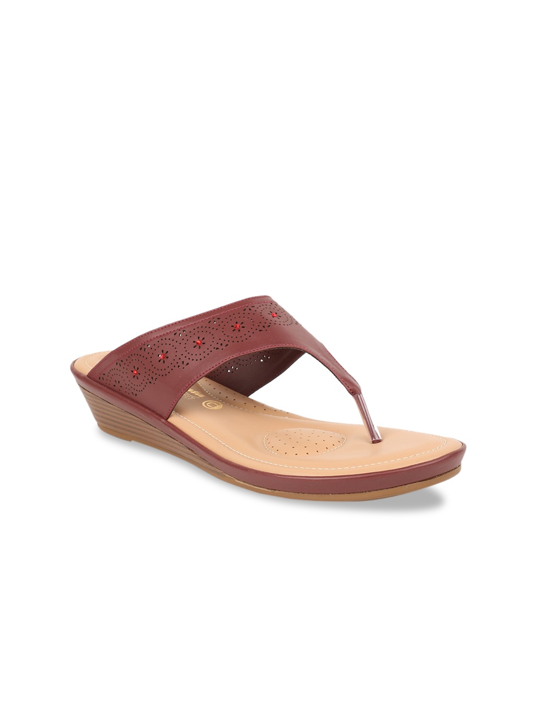

Bata Women Brown Solid Comfort Heels