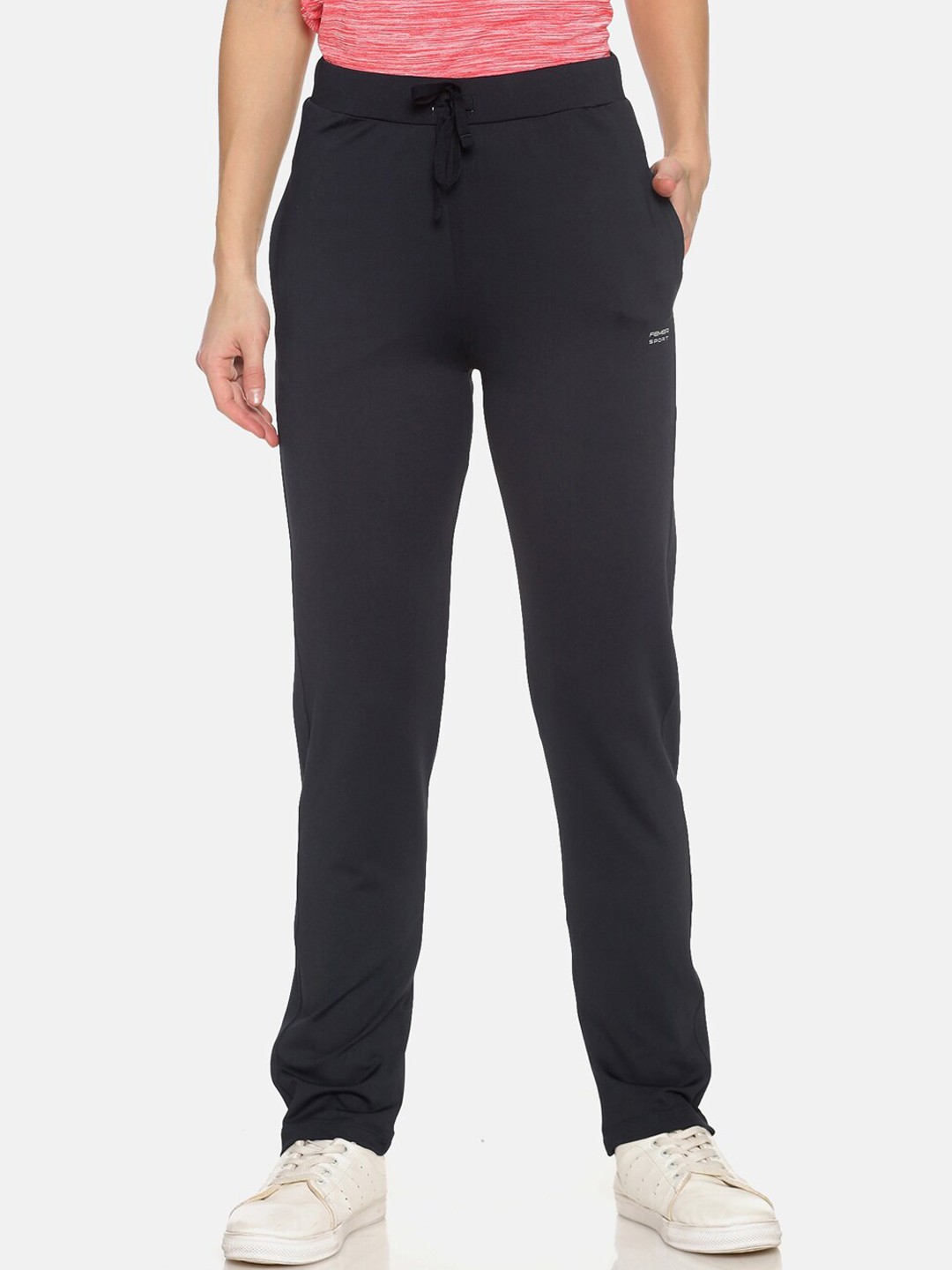 

FEMEA Women Navy Blue Solid Track Pants