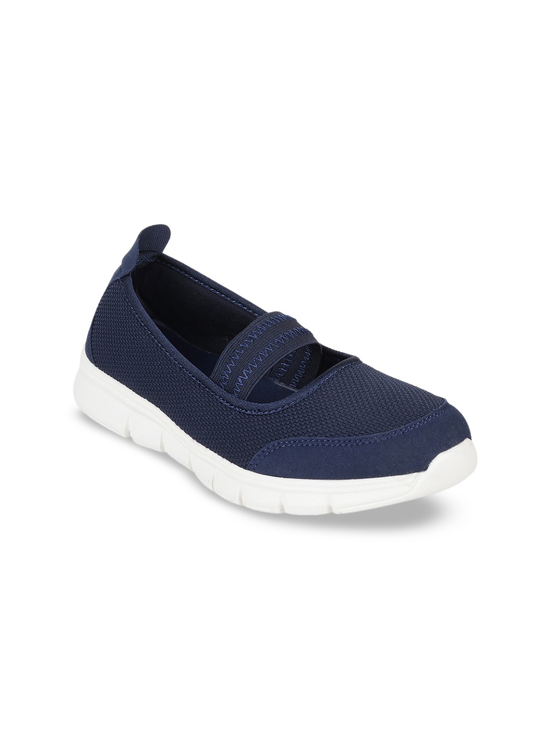 

Mochi Women Navy Blue Slip-On Sneakers