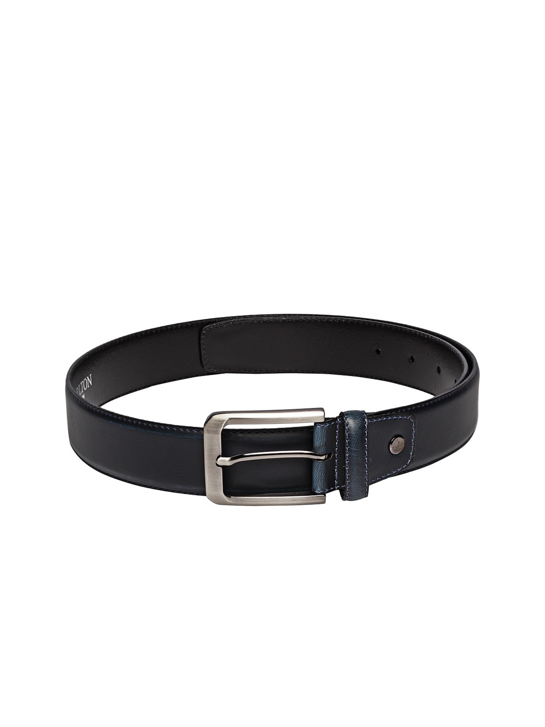 

Carlton London Men Navy Blue Solid Belt
