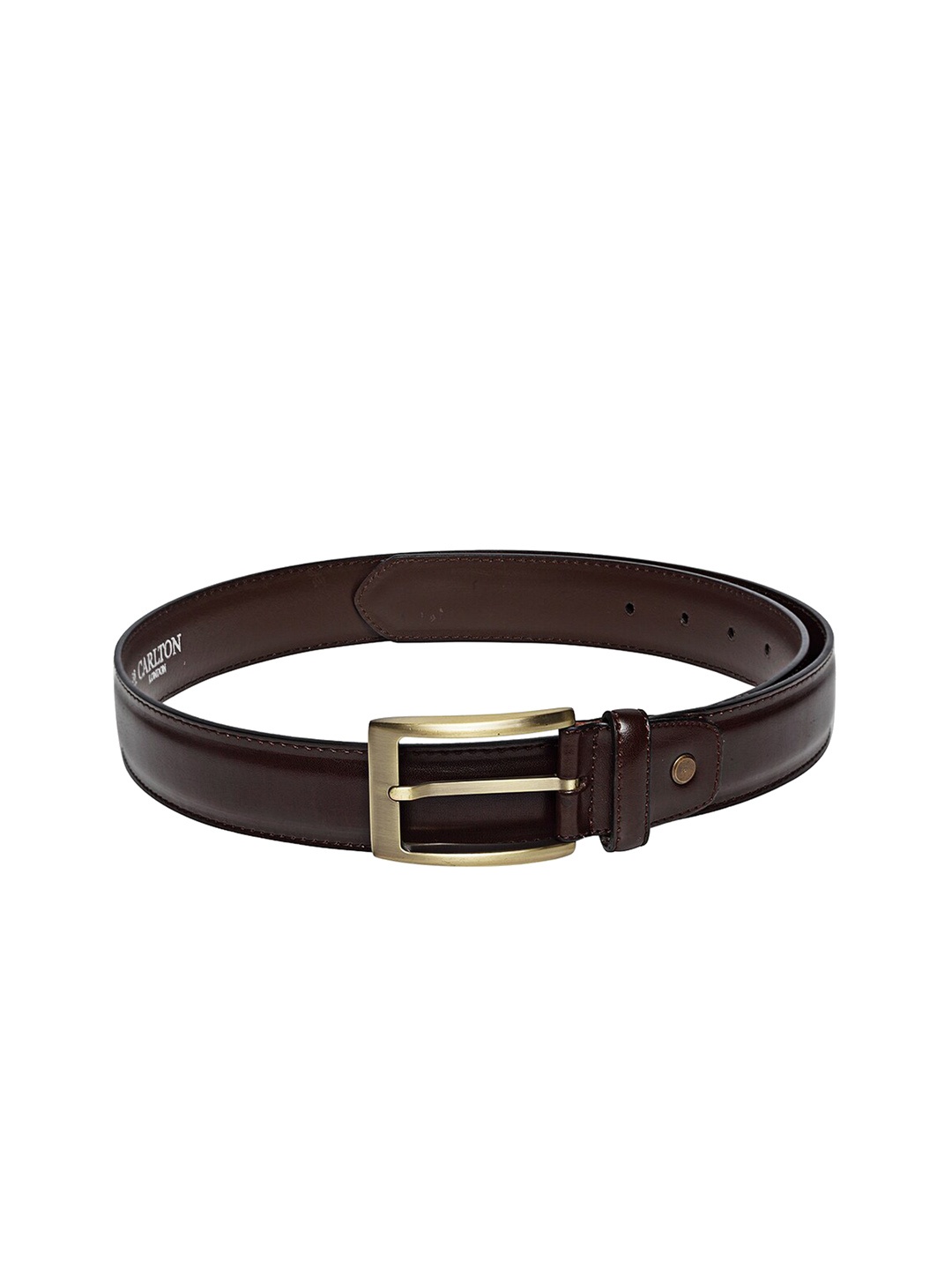 Carlton London Men Brown Solid Belt