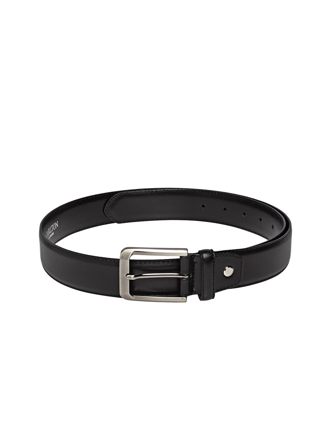 

Carlton London Men Black Solid Belt
