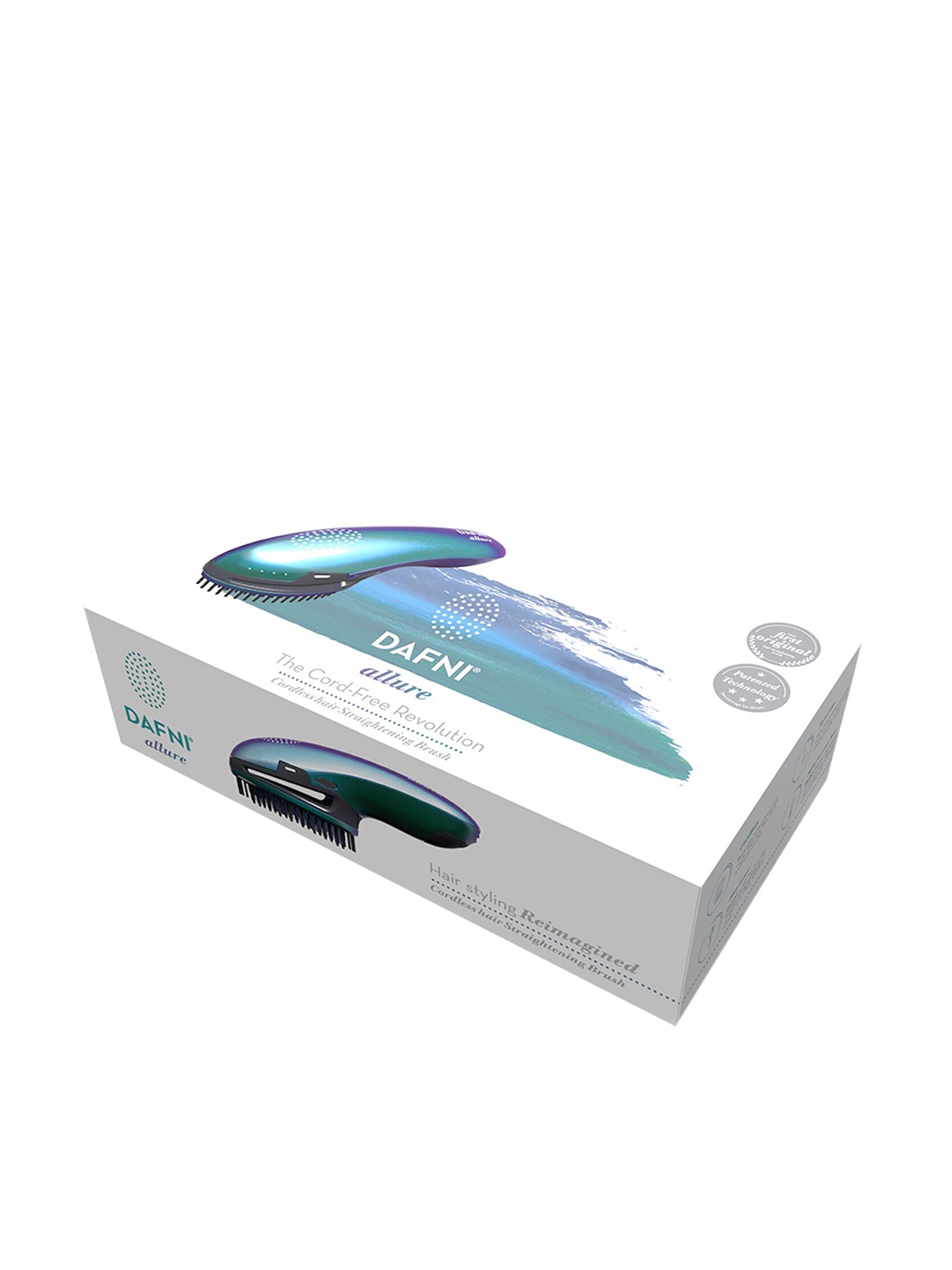 

DAFNI Allure Cordless Straightening Brush, Blue