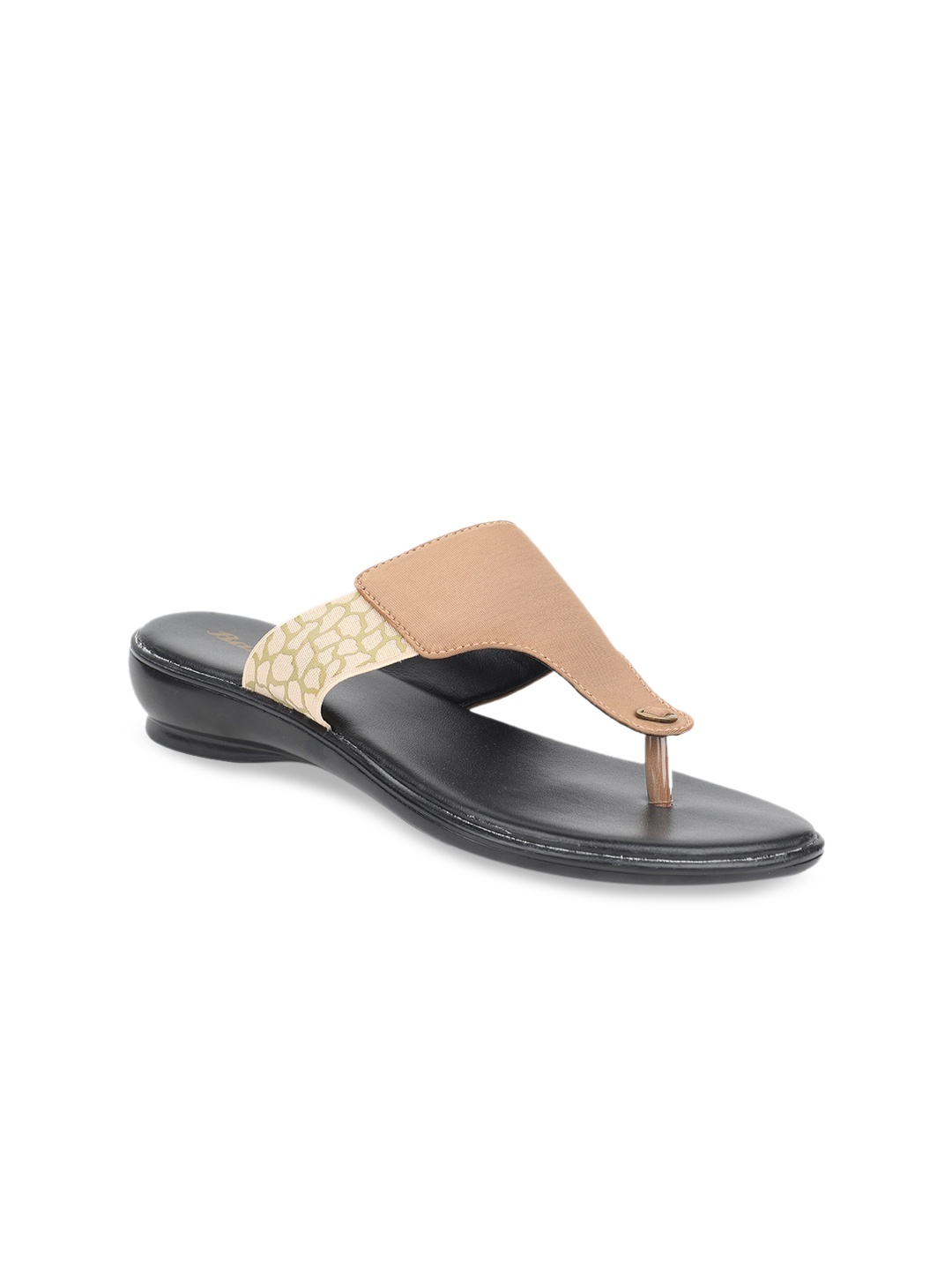 

Bata Women Beige Colourblocked Comfort Heels