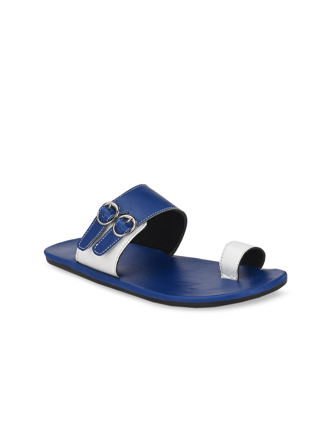 

Big Fox Men Blue Solid Slip-On