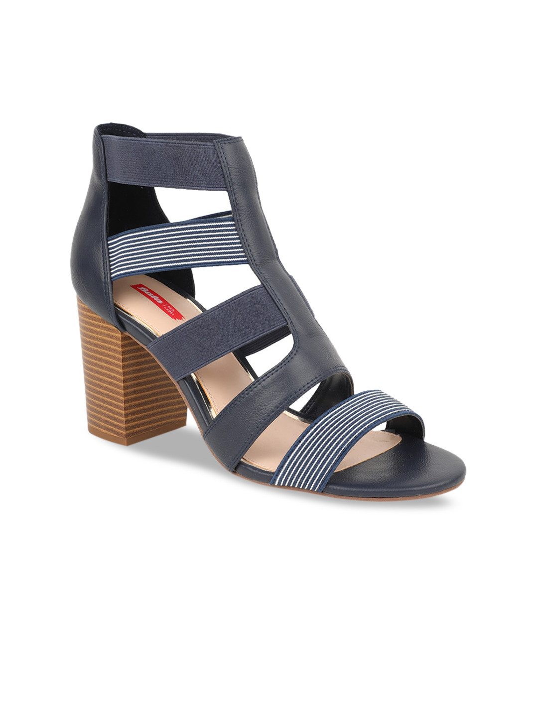 

Bata Women Blue Woven Design Heels