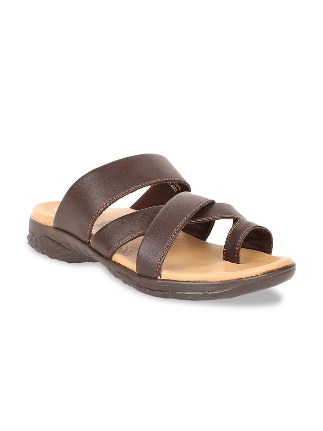 

Bata Men Brown Comfort Sandals