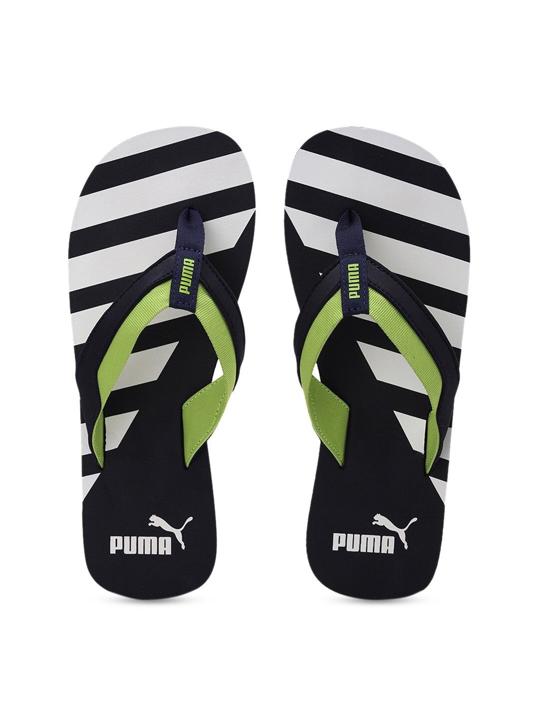 

Puma Men Blue White Printed Void Thong Flip-Flops
