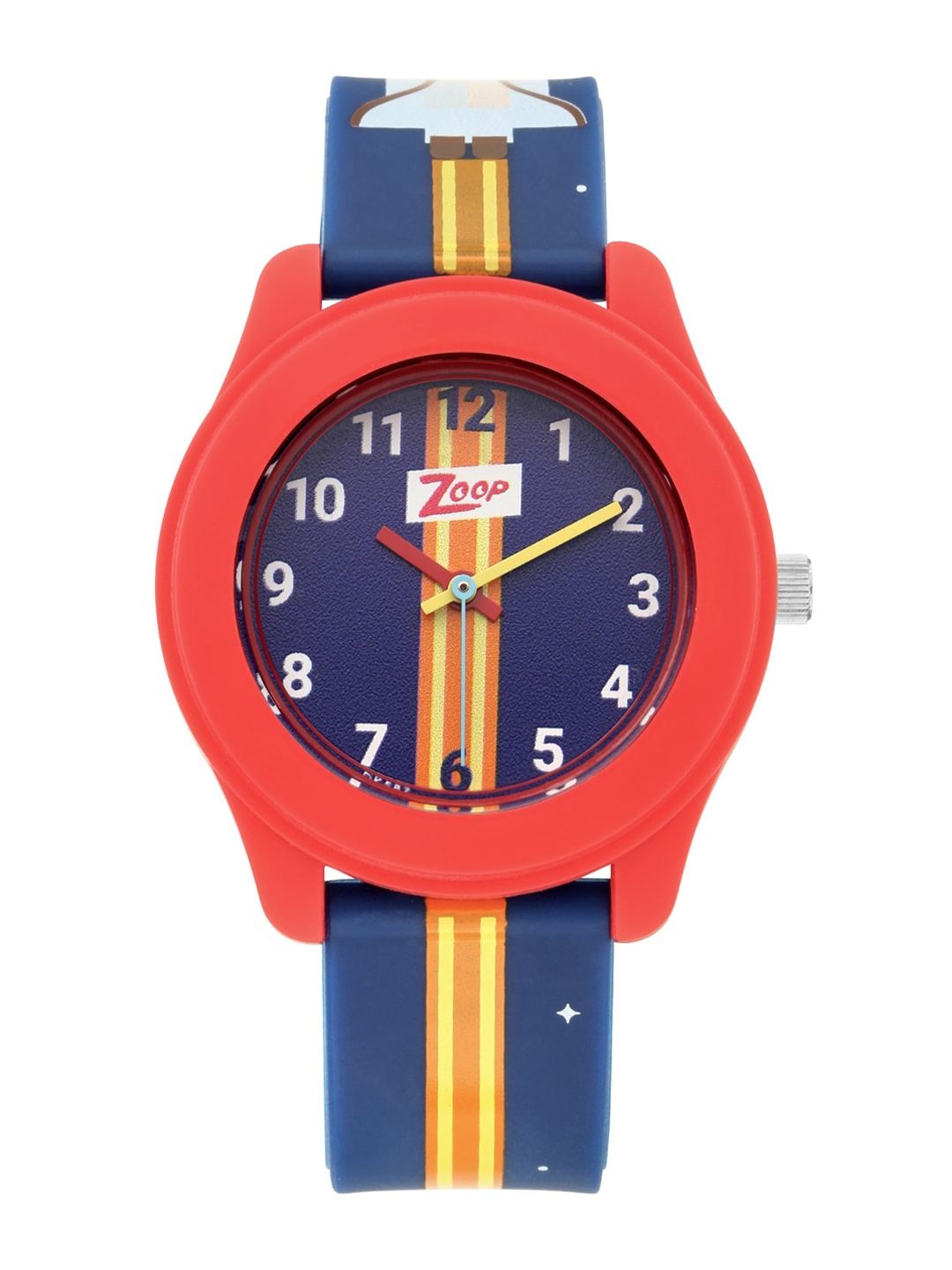 

ZOOP from TITAN Unisex Kids Orange & Navy Blue Analogue Watch