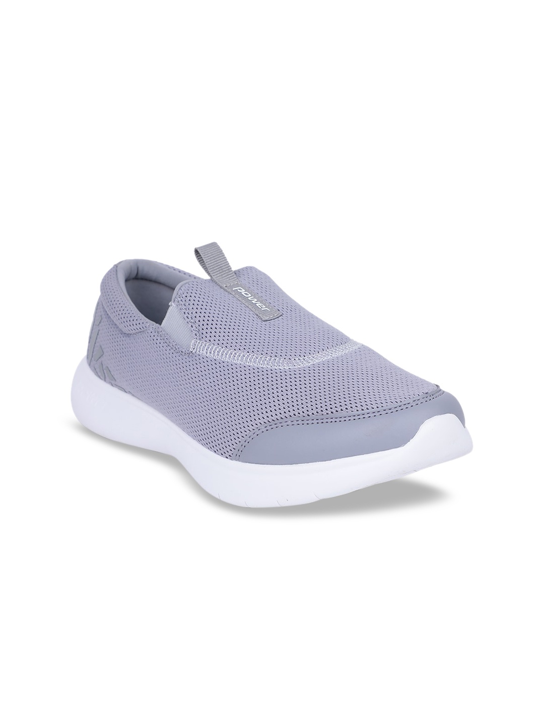 

Power Women Grey Slip-On Sneakers
