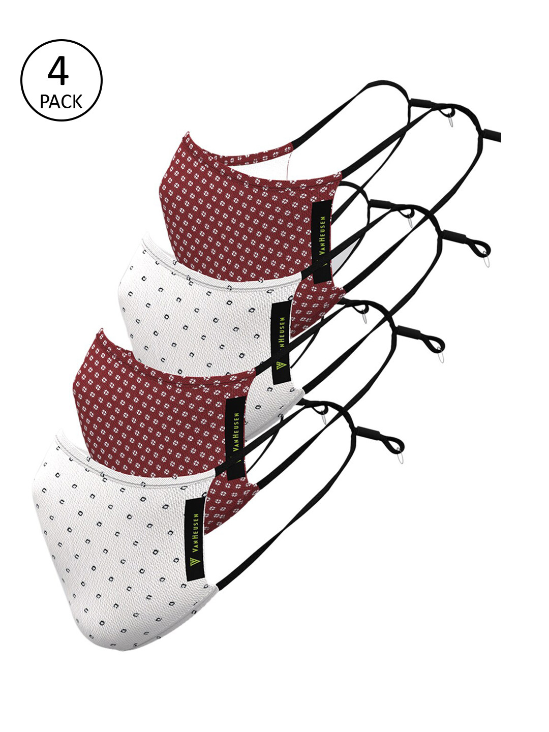 

Van Heusen Multicolour Outdoor Masks Pack of 4, Multi