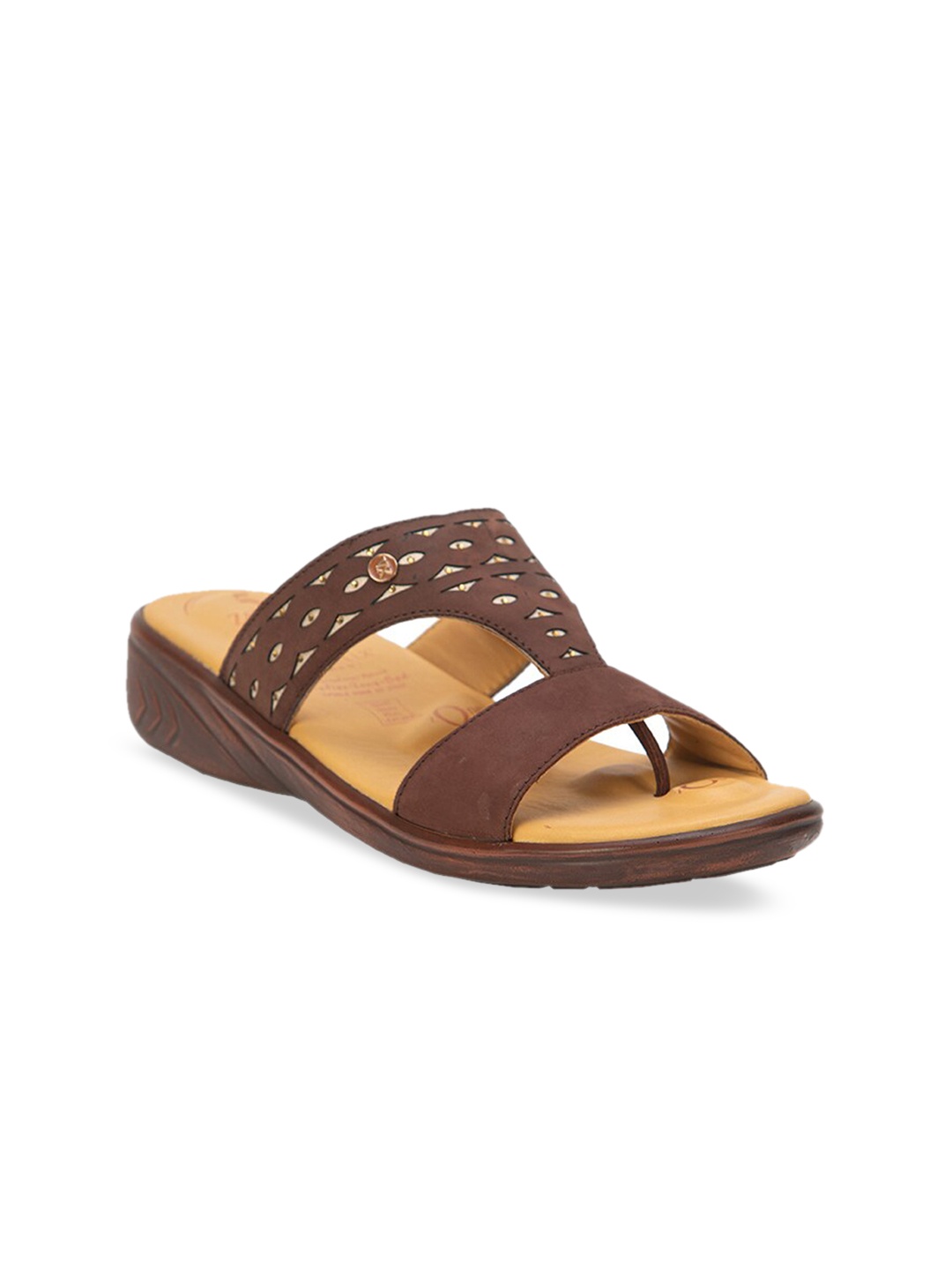 

VON WELLX GERMANY Women Brown Solid Leather Heels