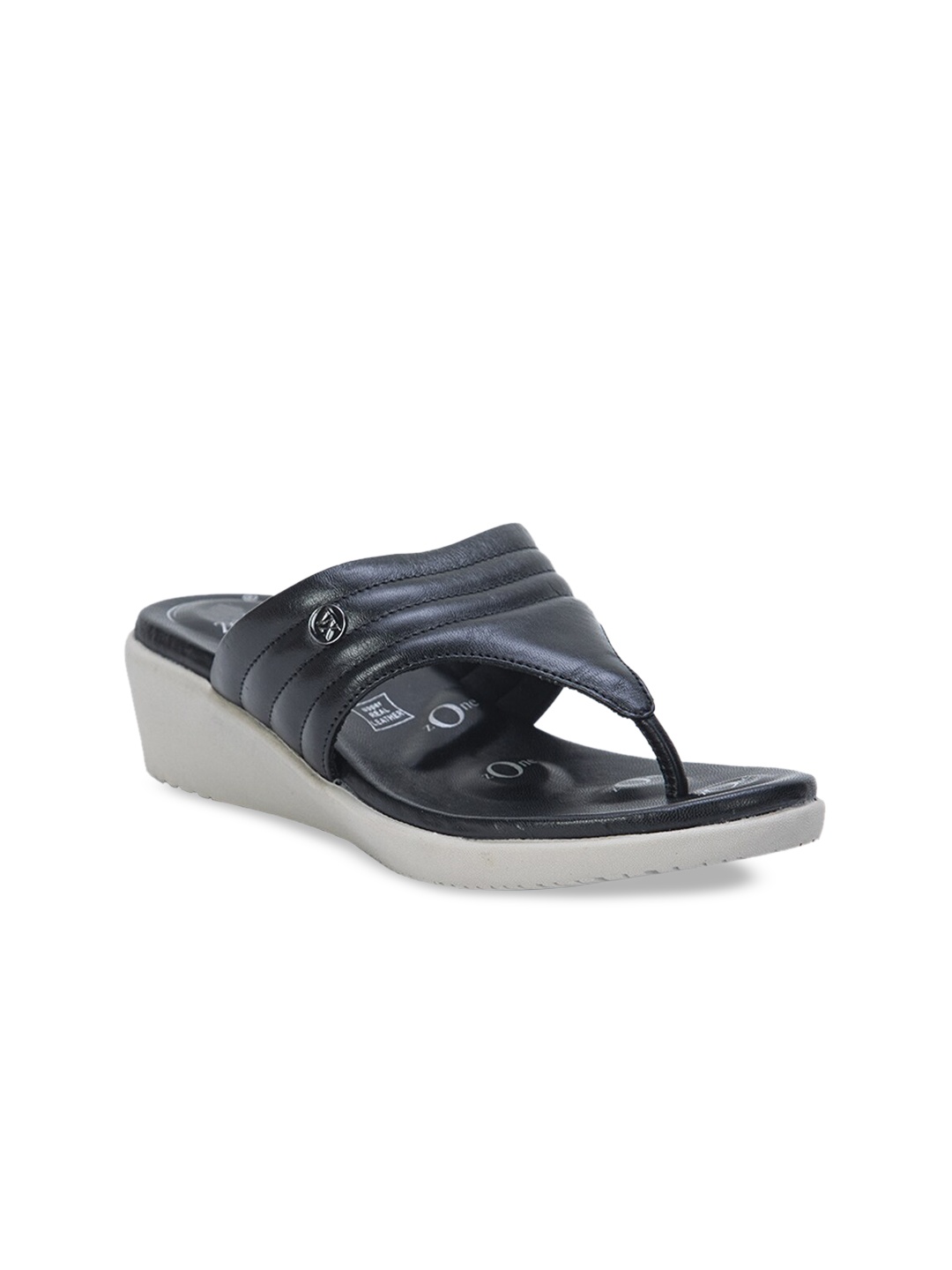 

VON WELLX GERMANY Women Black Textured Leather Comfort Heels