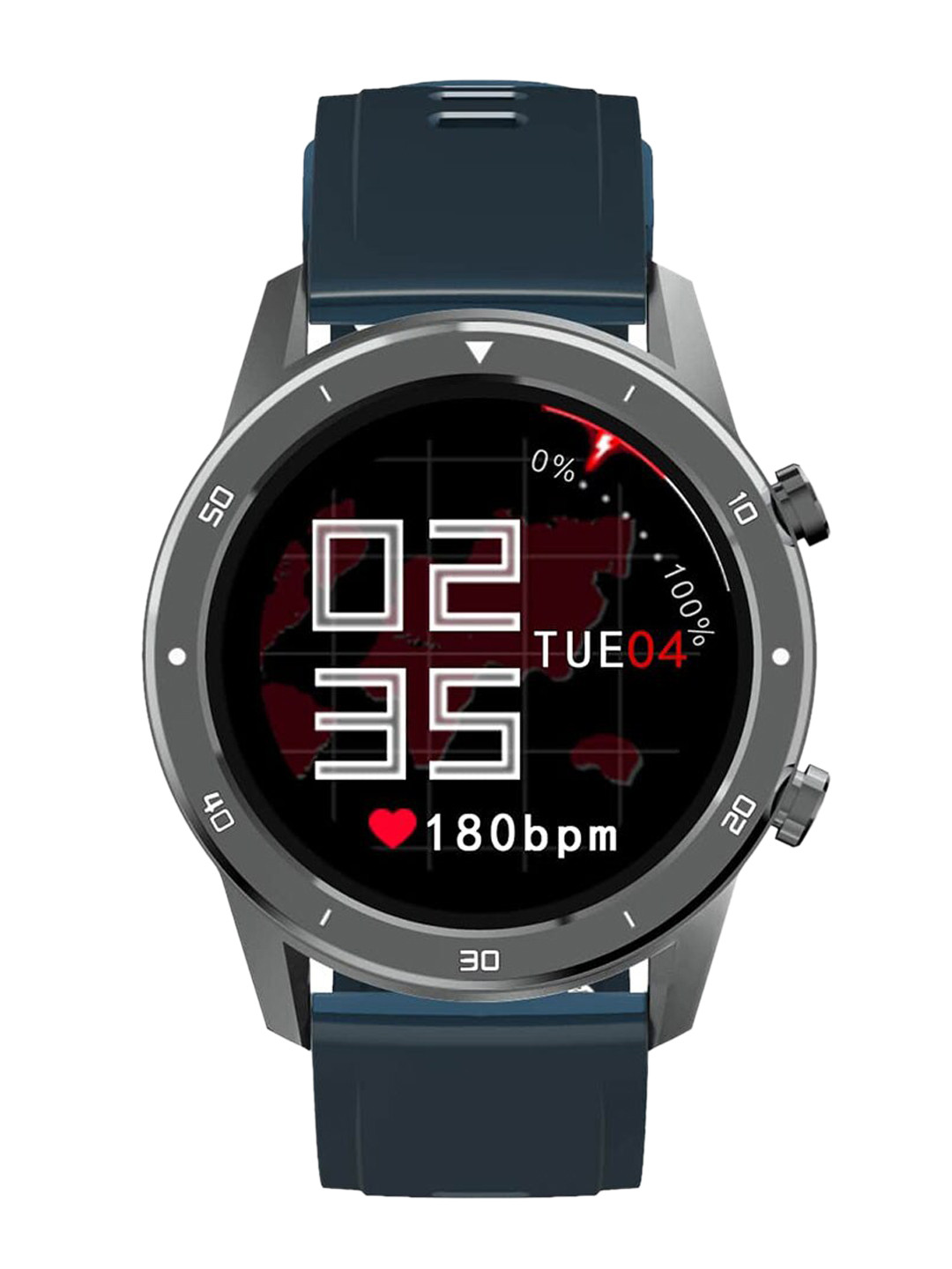 

molife Unisex Blue Sense Smartwatch with Advanced Fitness Sensor MO-SW-SENSE-BLUE