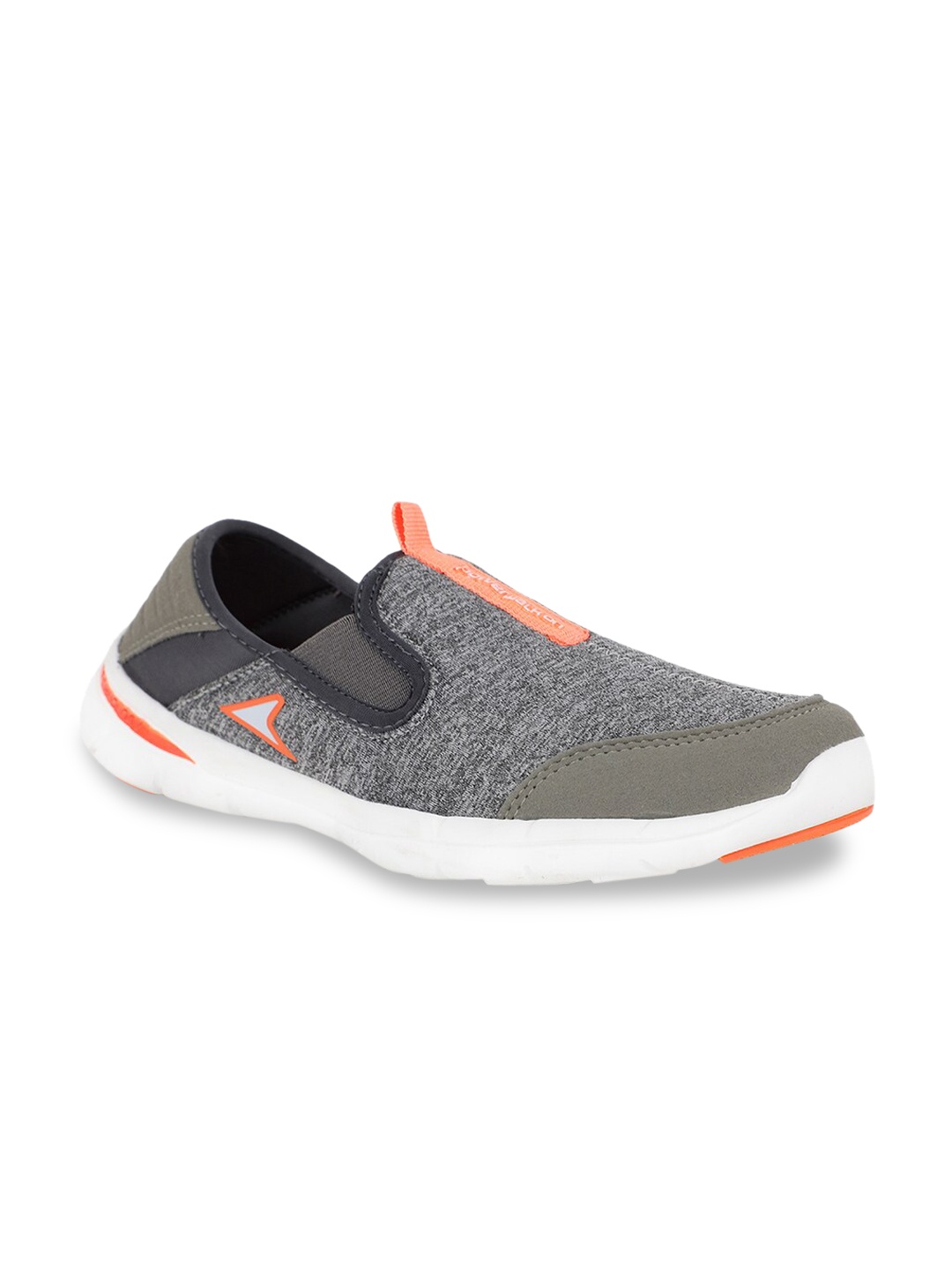 Power Women Grey Slip-On Sneakers
