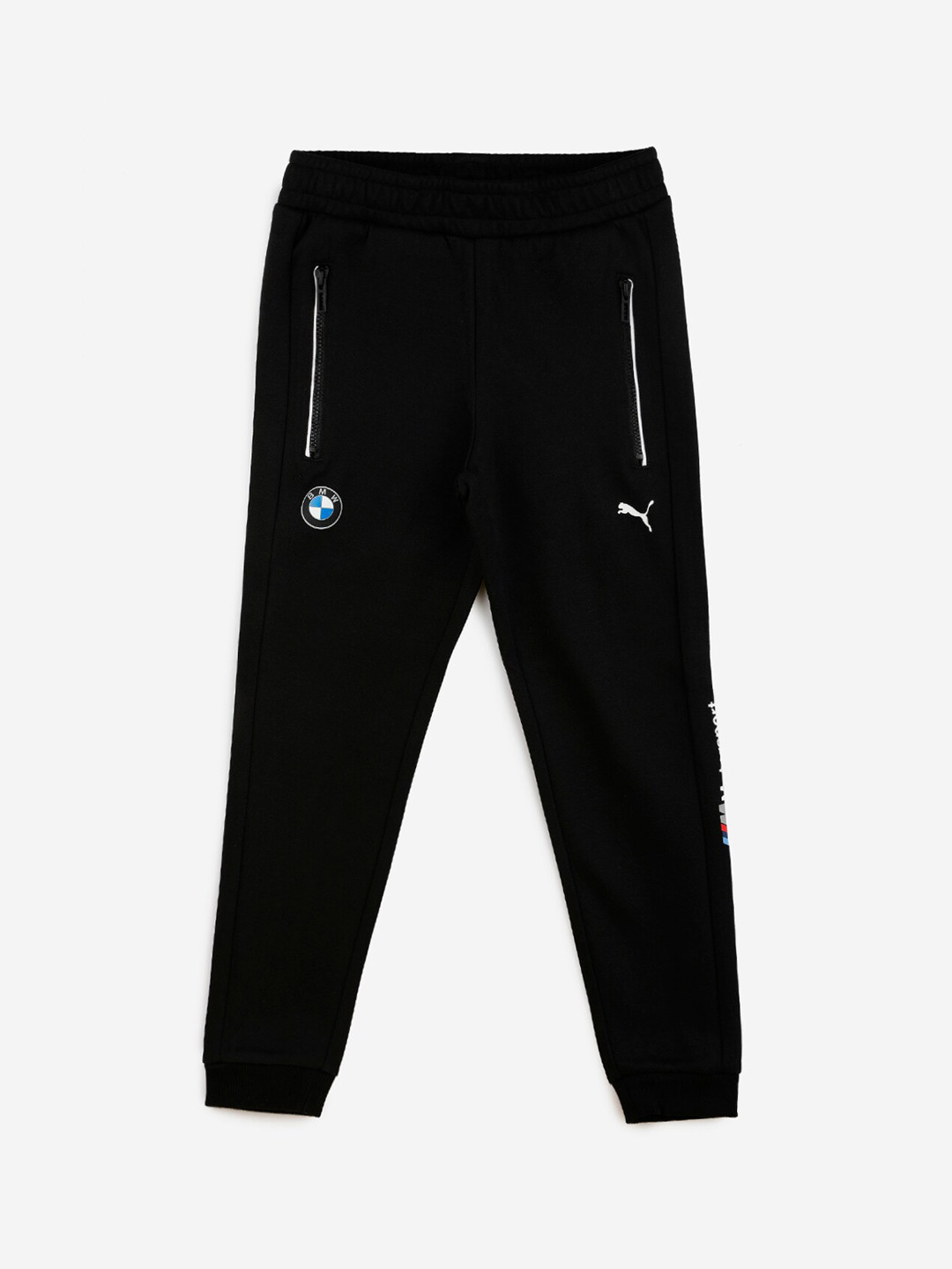 

PUMA Motorsport Boys Black Solid Slim-Fit Joggers