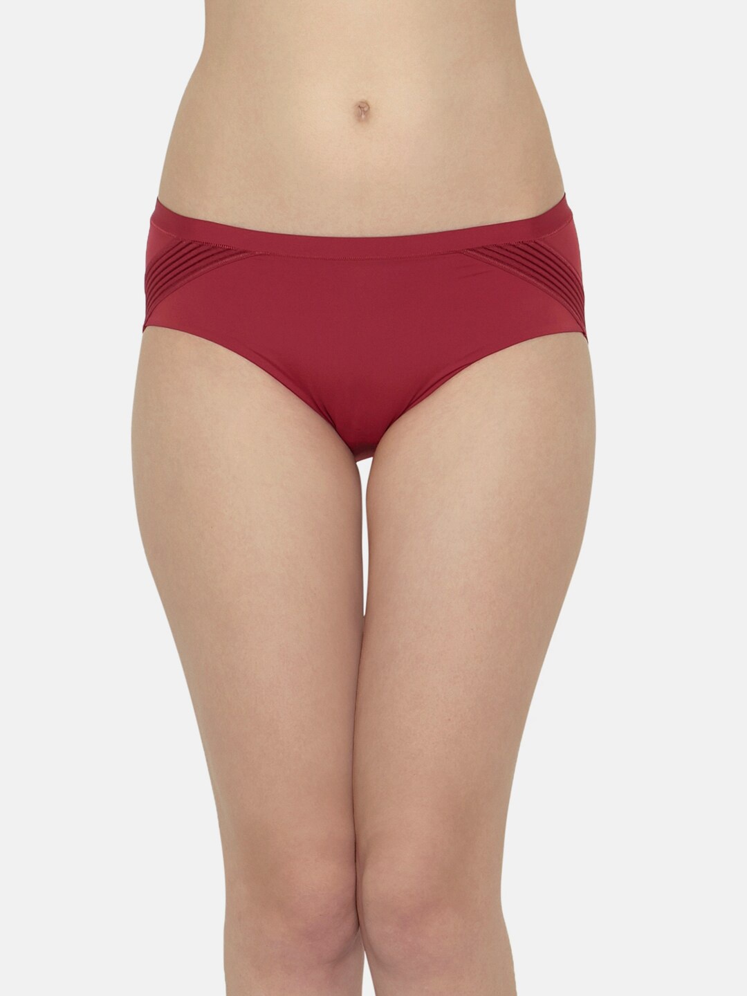 

Triumph Smooth Stripped Hipster Everyday Brief, Red