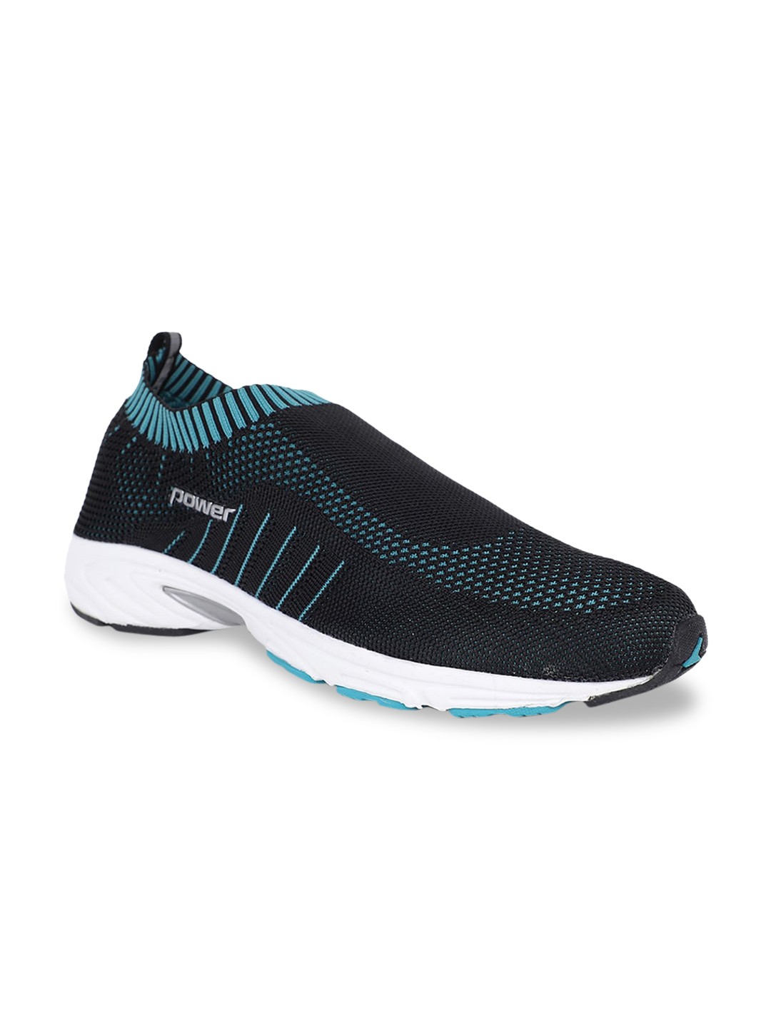 

Power Women Black Slip-On Sneakers