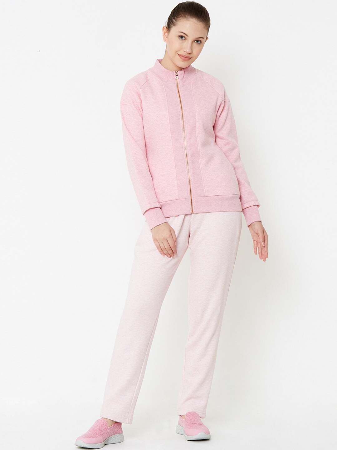 

Sweet Dreams Women Pink Solid Loungewear Tracksuit