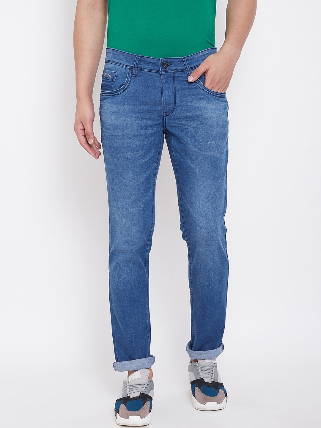 

American Archer Men Slim Fit Light Fade Jeans, Blue