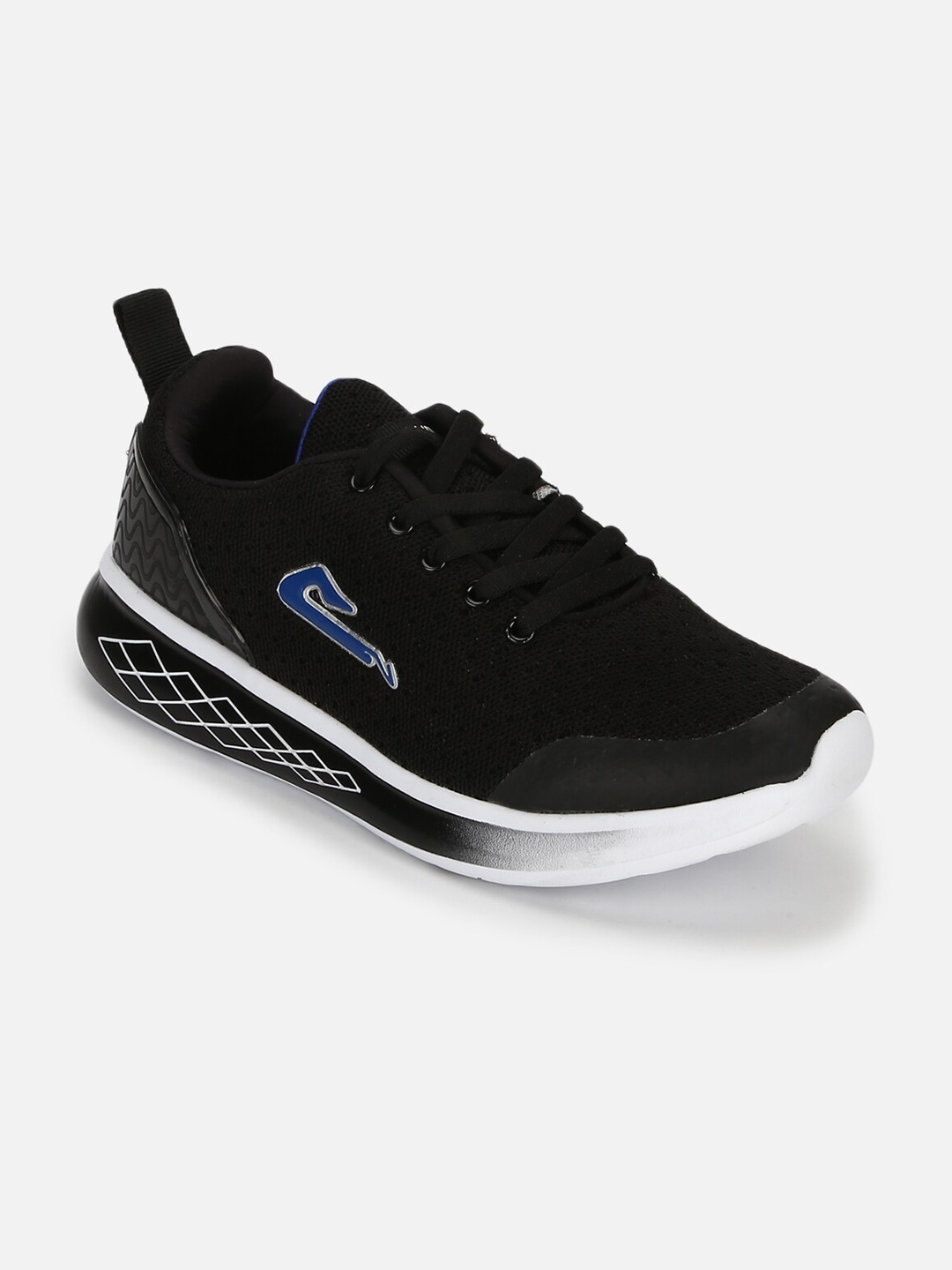 

Columbus Men Black Mesh Running Shoes